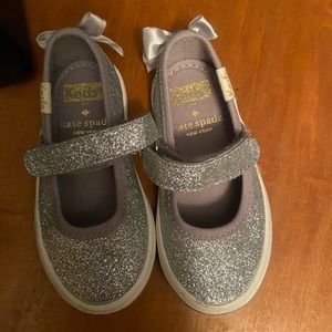 Kate Spade Mary Jane glitter shoes